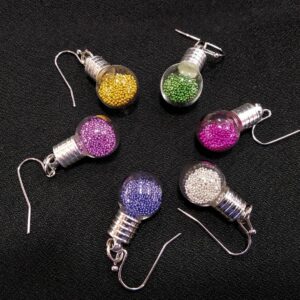 Pendientes paseloqpase bombillas (consúltanos para los colores disponibles)