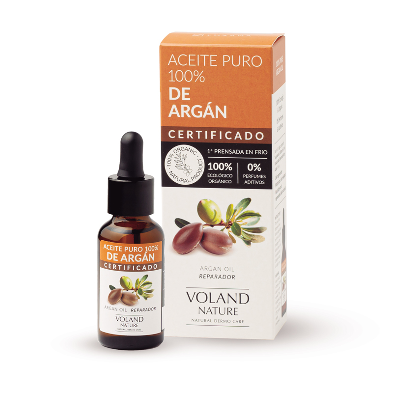 Aceite puro 100% de Argán Voland Nature 30ml. 2 Perfumería Mestallón