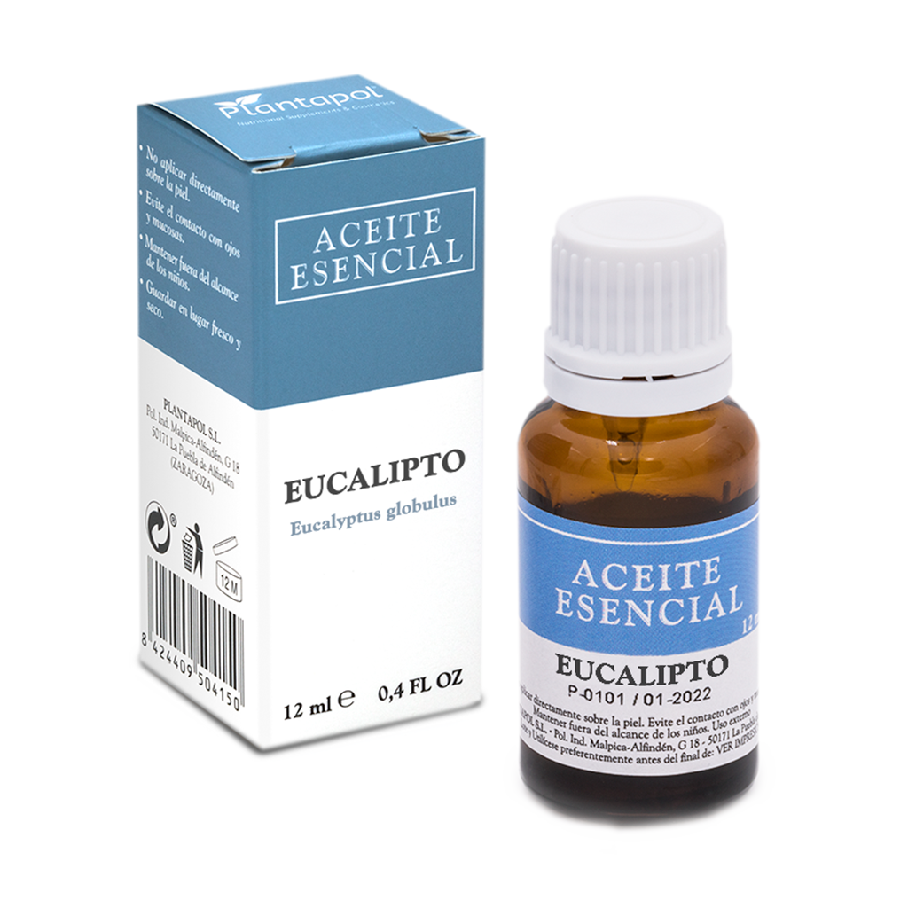 Aceite esencial Eucalipto Plantapol 12ml. 1 Aceite esencial Eucalipto Plantapol 12ml.