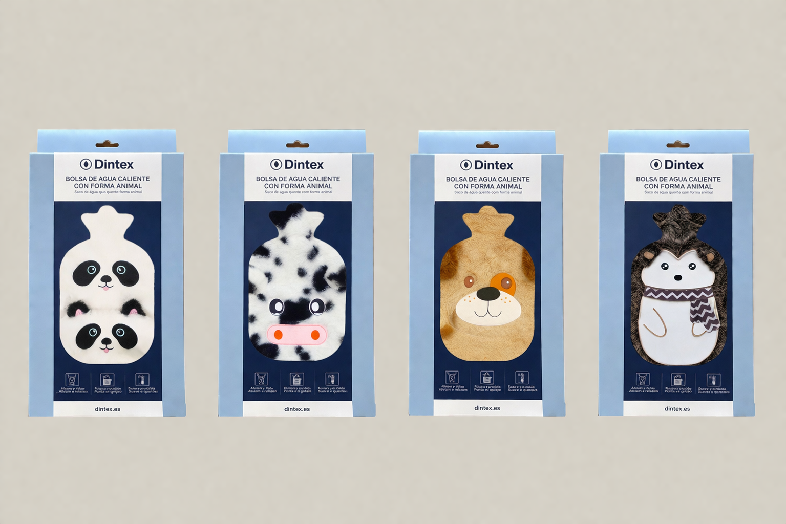 Bolsa de Agua Forrada con Peluche 2 Bolsa de Agua Forrada con Peluche - Imagen 2